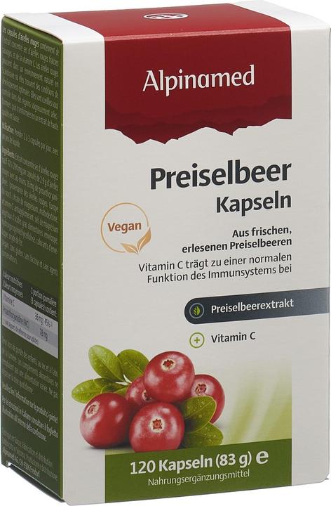 Immagine prodotto Alpinamed Capsule di mirtillo rosso (1 Pezzo/i, Pillole, 120 g)