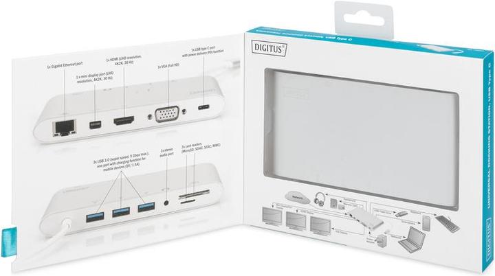 Produktbild Digitus DA-70861 (USB-C, 3 Ports)