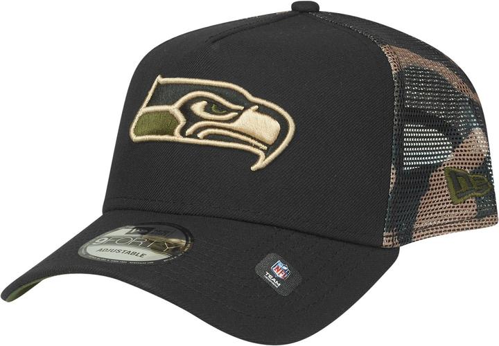 Image du produit New Era Snapback Trucker Cap - Seattle Seahawks wood camo (Taille unique)