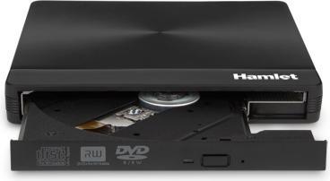 Immagine prodotto Hamlet XDVDSLIM3AC lettore di disco ottico DVD±RW Nero (Unità DVD)