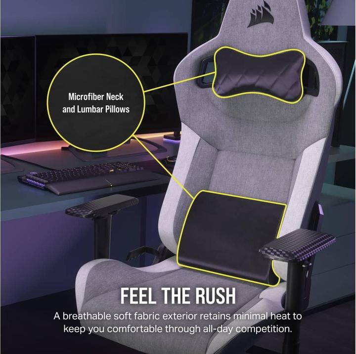 Productafbeelding Corsair T3 Rush (2023) - Grijs en wit