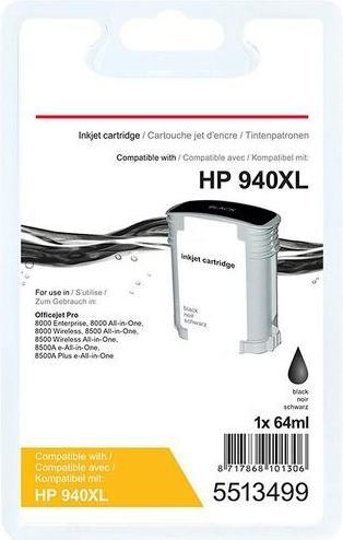 Actual product image Office Depot Ink Cartridge Compatible HP 940XL C4906AE Black (FC)