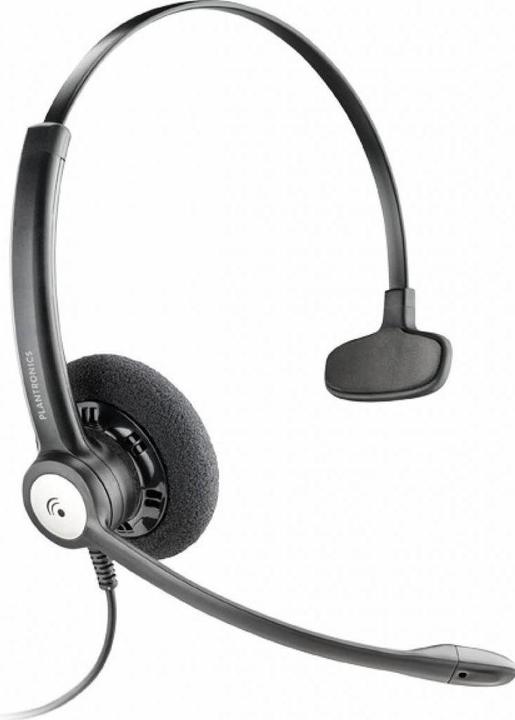 Produktbild Poly Entera HW111N-M-USB, Kopfhörer, Kopfband, Büro/Callcenter, Schwarz, Monophon, SCR-Steuereinheit (Kabelgebunden, USB-A)