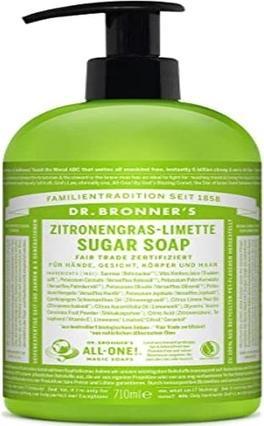 Image du produit Dr. Bronner's Organic Sugar Soap Lemongrass Lime 710 ml (710 ml)
