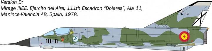 Actual product image 1:48 Mirage III E