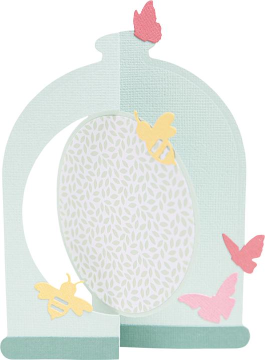 Image du produit Sizzix Thinlits pochoir de découpe "Card, Bell Jar" (carte, pot)