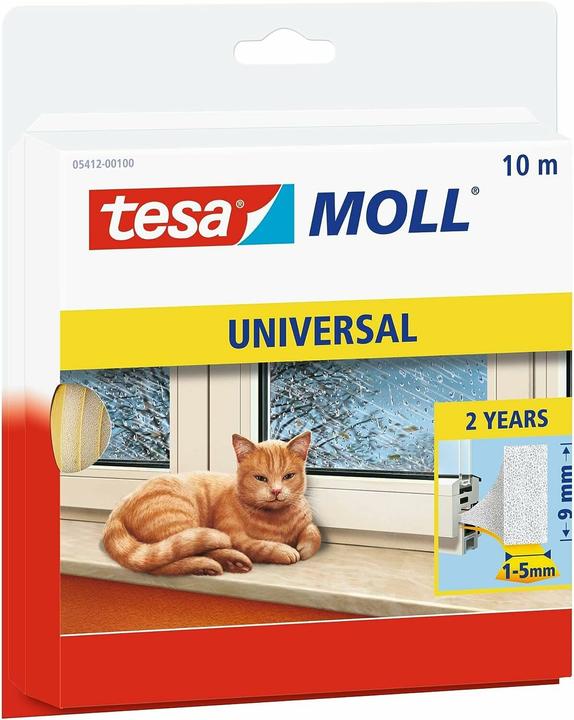tesa tesamoll UNIVERSAL Schaumstoffdichtung, selbstklebend, zum Isolieren