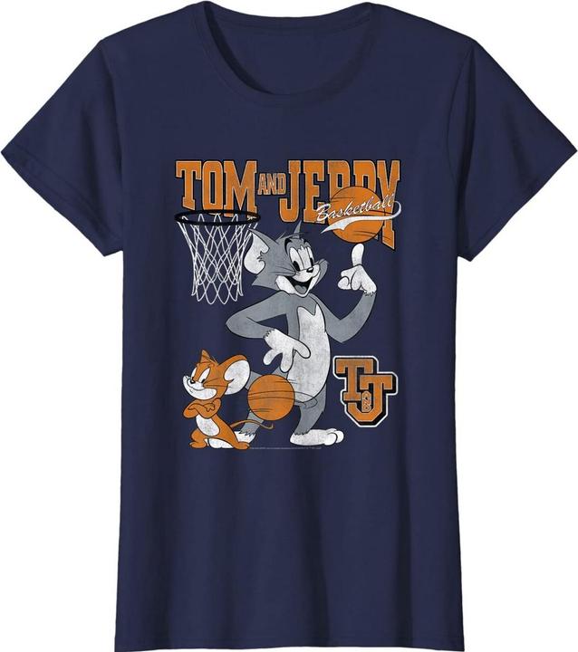 Tom & Jerry Spinning Basketball TShirt