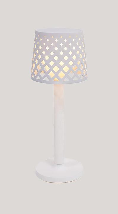 Image du produit Newgarden GRETITA Lampe de bureau LED rechargeable blanche, sans fil avec commande tactile IP44