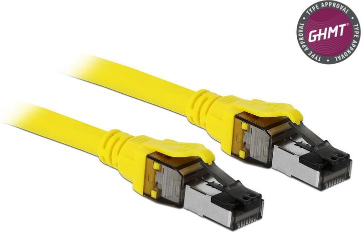 Actual product image Delock Patch cable: S/FTP, 3m, yellow (S/FTP, CAT8.1, 3 m)
