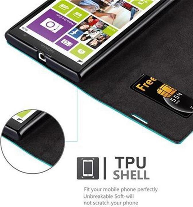 Productafbeelding Cadorabo Boek Onzichtbare Magneethoes (Nokia Lumia 1020)