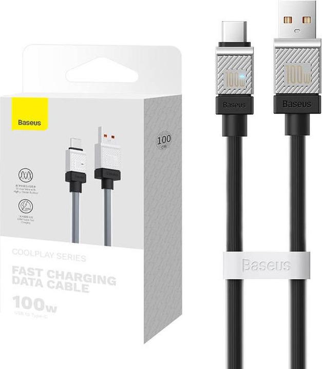 Produktbild Baseus Cable USB do USB-C CoolPlay 100W 1m (black) (1 m, USB 3.2 Gen 2)
