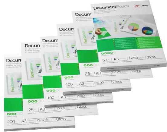 Produktbild GBC DOCUMENT POUCH - Heisslaminier-Folientaschen (A3, 25 Stück, 150 µm)
