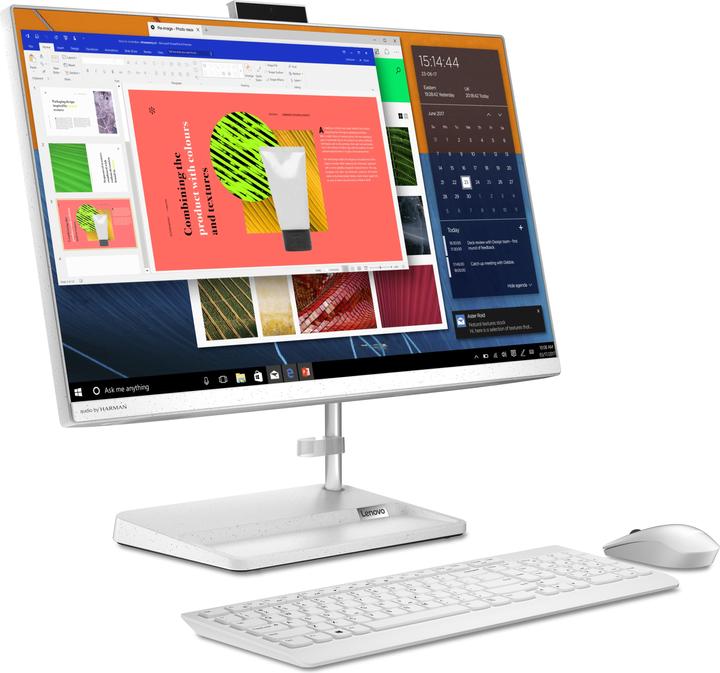 Actual product image Lenovo IdeaCentre AIO 3 27ALC6 AMD Ryzen5 7430U 8GB 512GB SSD AMD Radeon Graphic (AMD Ryzen 5 7430U, 8 GB, 512 GB)