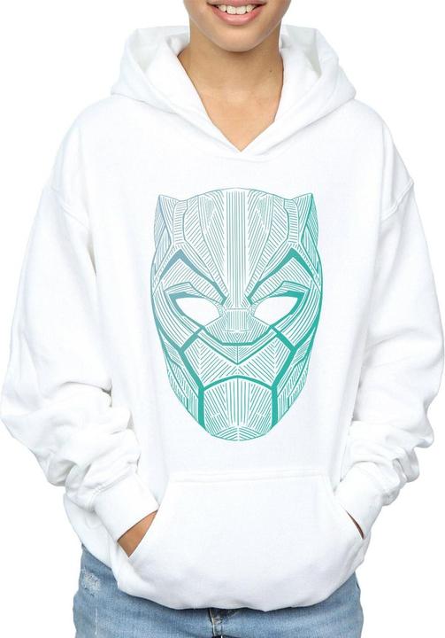 Produktbild Black Panther Tribal Mask Kapuzenpullover Jungen (140, 146)