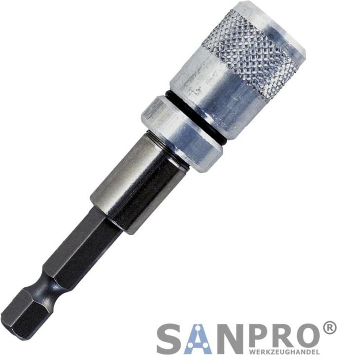 Produktbild Sanpro 1/4" (6,35mm) Bithalter mit Tiefenanschlag / Einschraubbegrenzung (6,35 mm)