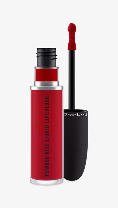 Actual product image MAC Cosmetics Powder Kiss Liquid Lipcolour (981 Haute Pants)
