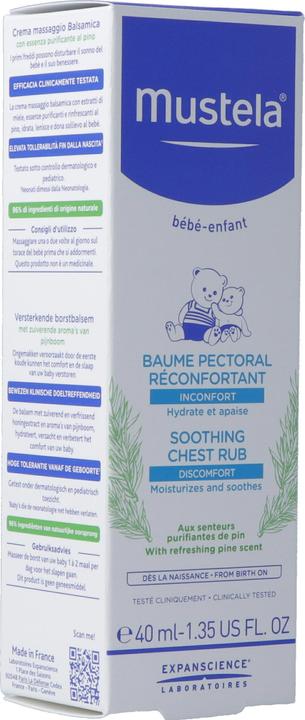 Produktbild Mustela Bébé Soothing Chest Rub