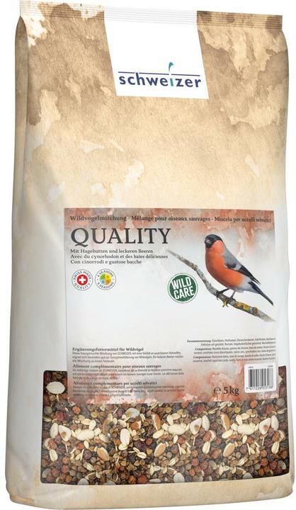 Schweizer Eric Vogelfutter Wildvogelmischung Quality 5 kg (1 x, 5 kg)