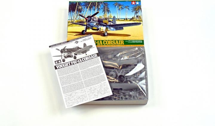 Actual product image Tamiya 1:48 WWII US Vought F4U-1A Corsair