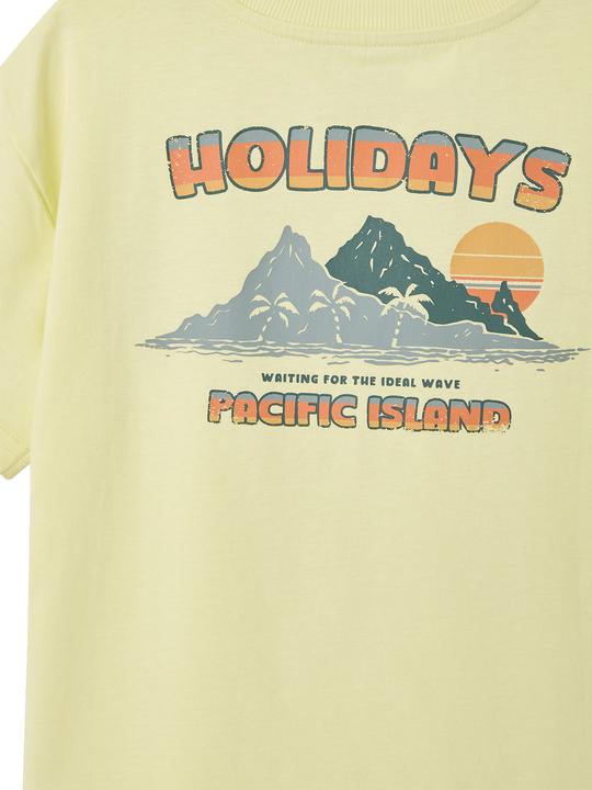 Immagine prodotto Vertbaudet Jungen T-Shirt mit Motiv vorn und hinten, mit Recycling-Baumwolle (158)