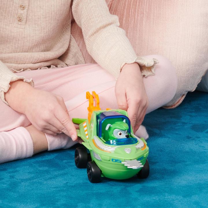 Actual product image Spin Master Paw Patrol Aqua Pups Deluxe Vehicle Rocky