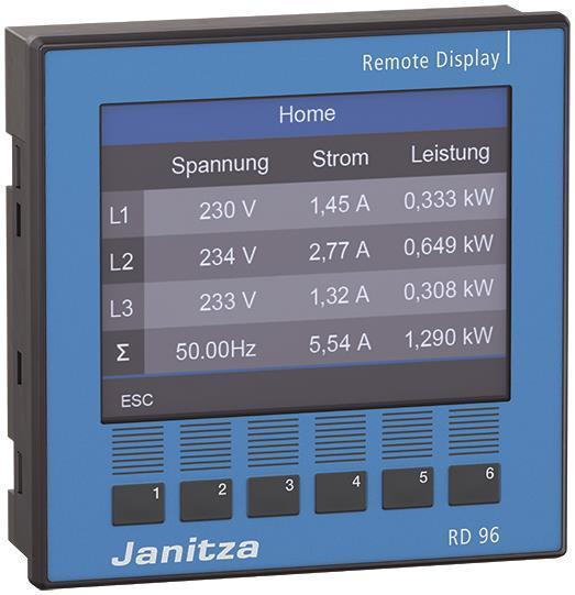 Produktbild Janitza JANI Energiemessgerät