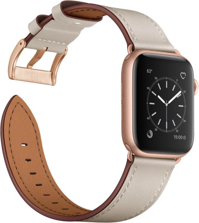 Actual product image Avizar Replacement wristband (Leather, Apple Watch Series 7, Apple Watch Series 6, Apple Watch Series 8)