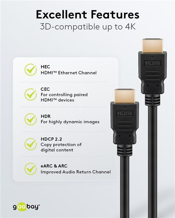 Immagine prodotto Goobay HDMI - HDMI (1 m, HDMI)