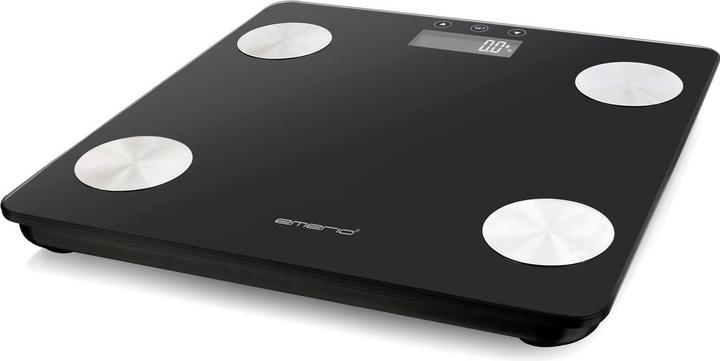 Emerio BR-125479 Digitale Personenwaage Wägebereich (max.)=180 kg Schwarz (180 kg)