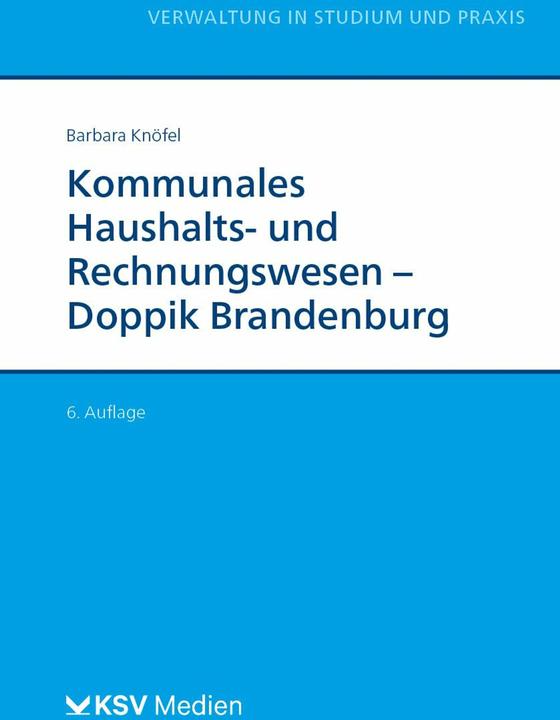 Actual product image Kommunales Haushalts- und Rechnungswesen - DOPPIK Brandenburg (German, Barbara Knöfel, 2023)