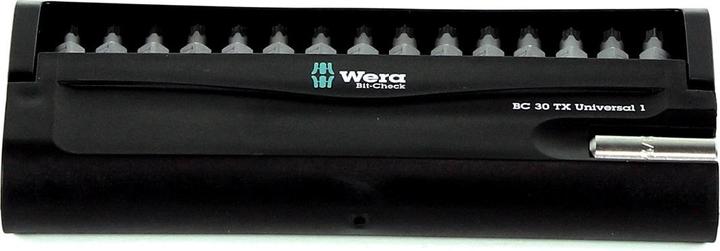 Produktbild Wera Bit-Check 30 TX Universal 1 (Innensechsrund TX M10, Innensechsrund TX M15, Innensechsrund TX M20, Innensechsrund TX M30, Innensechsrund TX M25, Innensechsrund TX M40)
