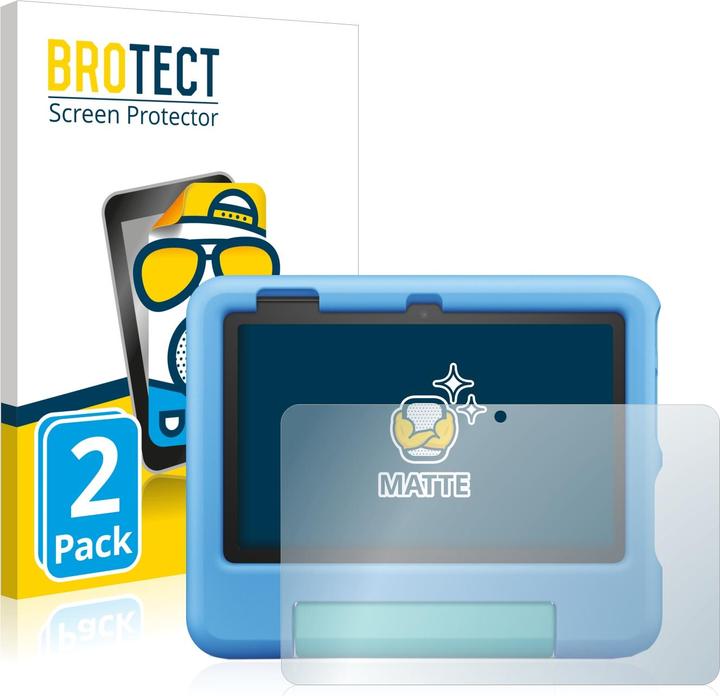 Actual product image BROTECT Anti-glare screen protector matt (2 Piece, Fire 7 Kids 2022)