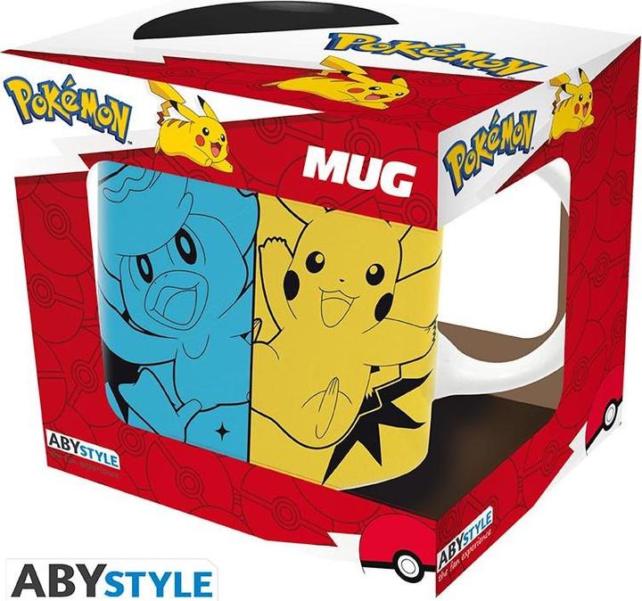 Actual product image ABYstyle Mug: Pokémon - Crimson & Purple Starter (320 ml, 1 x)