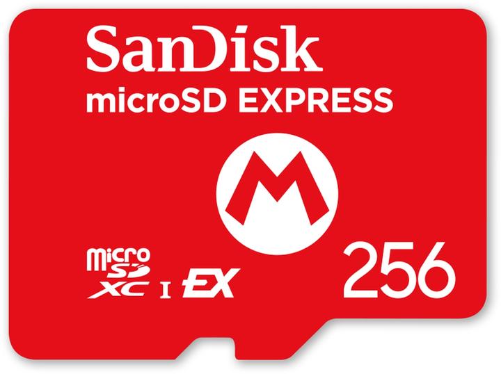 Nintendo SanDisk microSD Express Card (256 Go, microSDXC, U3, UHS-I)