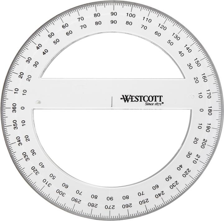 Image du produit Westcott Rapporteur circulaire 15cm E10136 00 (150 mm)