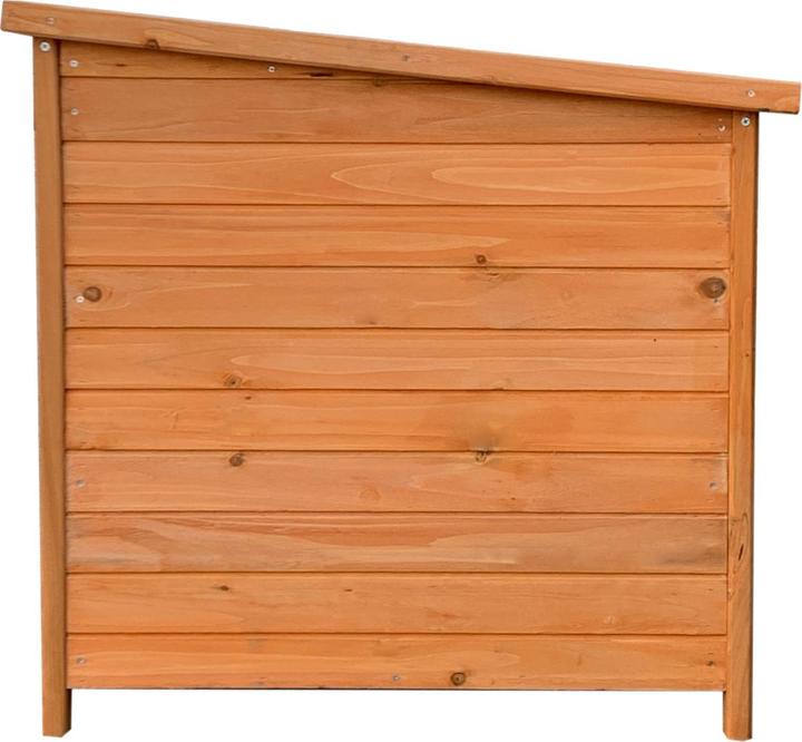 Immagine prodotto Wiltec Pollaio 1360x740x700mm pollaio in legno vassoio per escrementi tetto a falde isolato