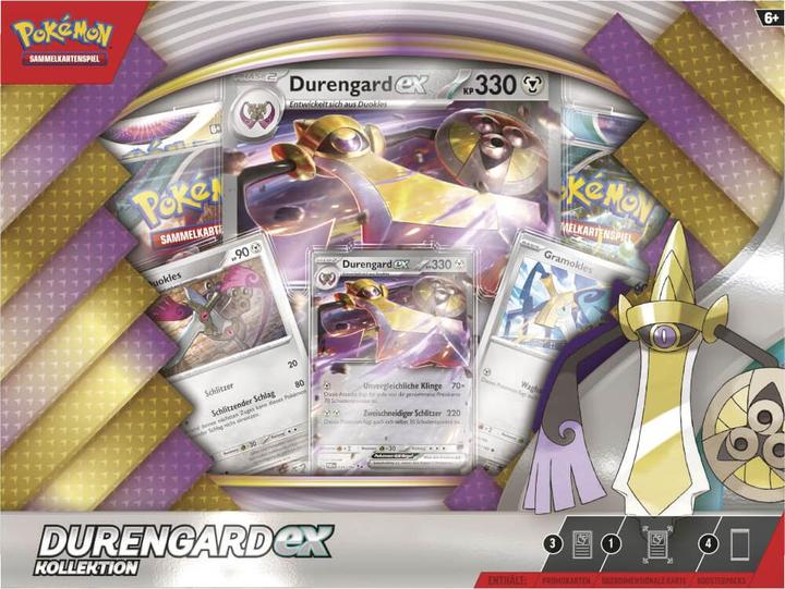 Produktbild Pokémon Sammelkarten Durengard-ex Kollektion Fachhandelsexklusivartikel (Deutsch, Booster Pack)