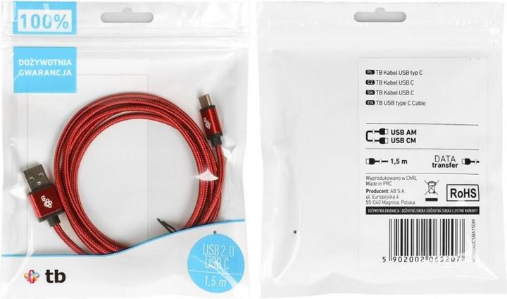 Image du produit Lenovo Câble USB C 1,5 m Rubis (AKXKUCSBA150M) (1.50 m)