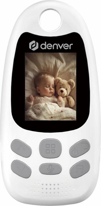 Actual product image Denver BC-250 Babycam mit Monitor 2,4 GHz White Neu (Video & Audio, 250 m)
