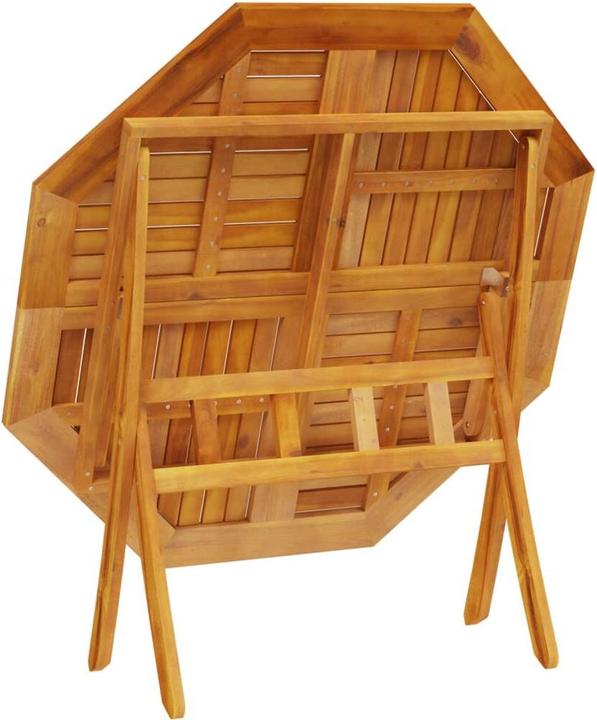 Immagine prodotto VidaXL Gartentisch Klappbar Ø110 x 75 cm Akazie (110 cm)