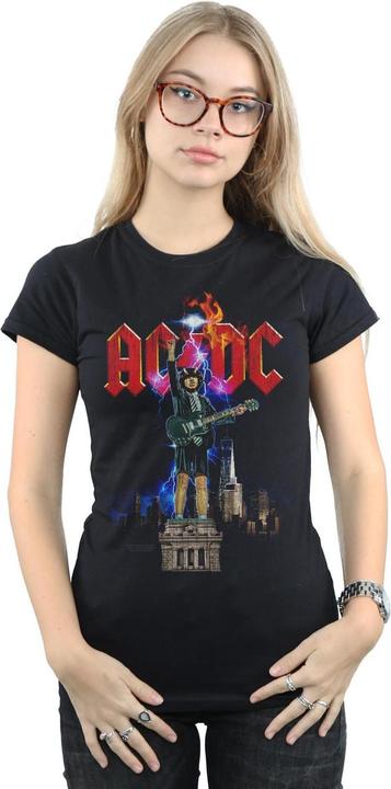 Actual product image AC/DC Womens/Ladies Angus NYC Cotton T-Shirt (XL)