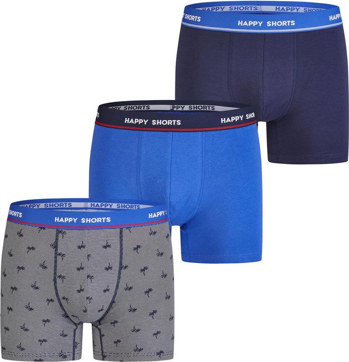 Actual product image Happy shorts Retro Boxer Jersey (M, pack of 3)