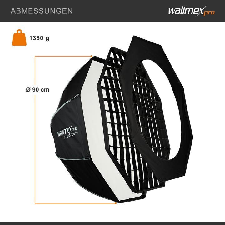 Image du produit Walimex pro Studio Octa 90 Hensel EH (Boîte à lumière, 90 cm)