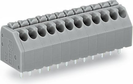Actual product image Wago 250-104/000-012 Terminal strip with actuating push-buttons 1 soldering pin/pole front 4