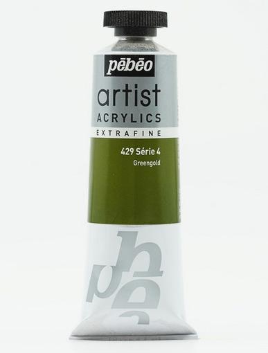 Productafbeelding Pebeo Artist Acrylics Extra Fijne Acrylverf (Groen goud, 37 ml)