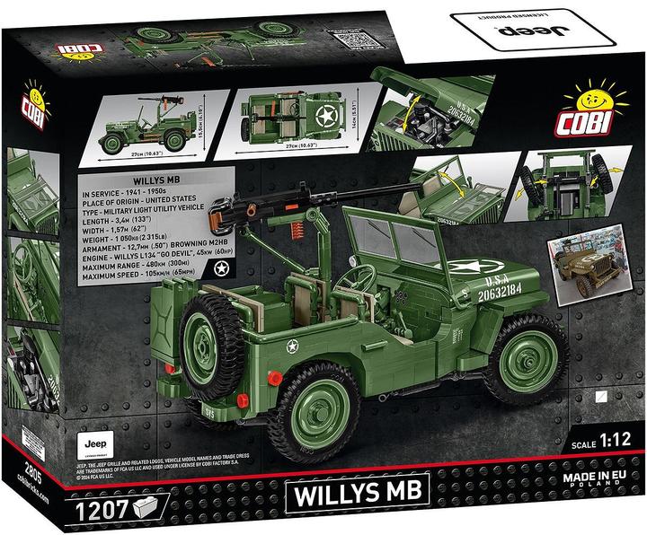 Produktbild Cobi 2805 Willys MB & M2 gun