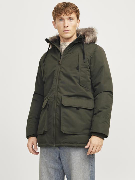 Actual product image Jack & Jones Jjeconstruct Faux Fur Parka Sn (S)