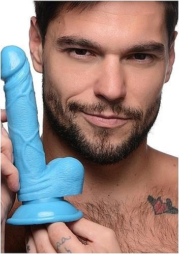 Produktbild Pop Peckers Poppin Dildo 16.5 cm - Blue