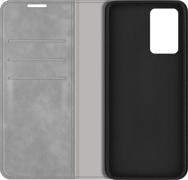 Produktbild Cazy Book Case Kompatibel mit Realme GT Neo 3T - Hülle klappbar Magnetisch Kunstleder - Grau (Realme GT Neo 3T)